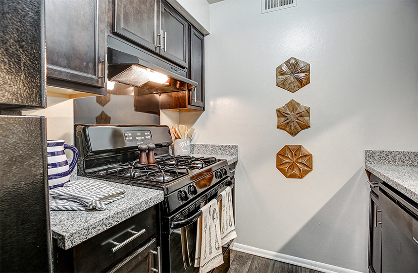 Renovated Kitchen at Chelsea Village Apartments