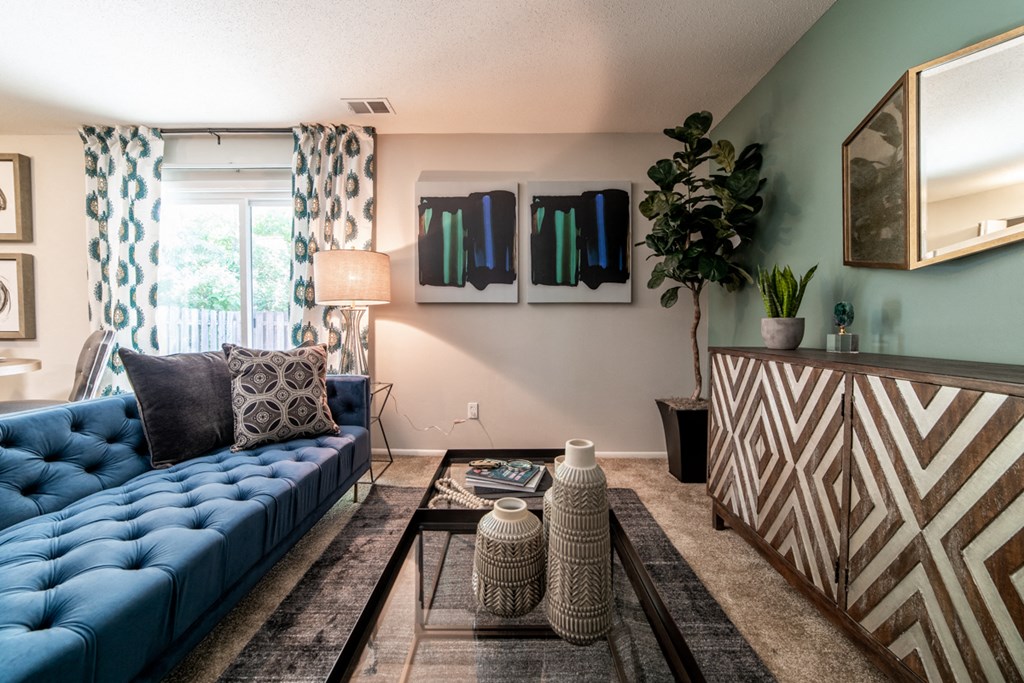 Living room at Ashton Brook Apartments