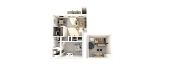 One Bedroom Apartment with Loft