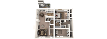 Two Bedroom Townhome