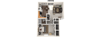 Archers Pointe One Bedroom Apartment