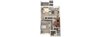 Keystone Crossing Apartment One Bedroom