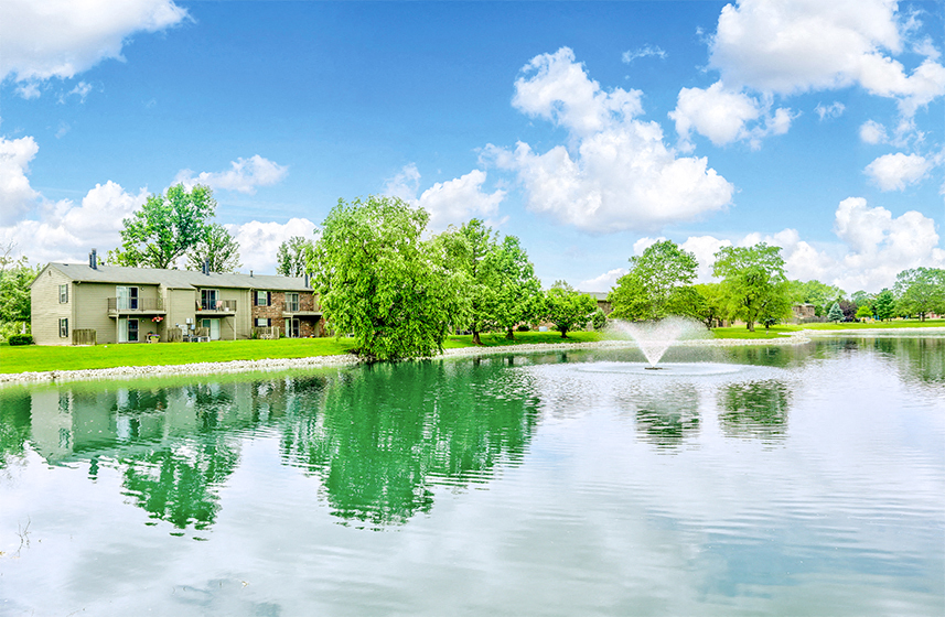Tranquil Fishing Lake at Williamsburg on the Lake Valparaiso