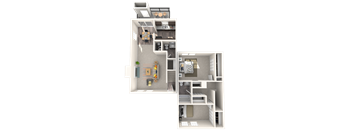 Two Bedroom Townhome