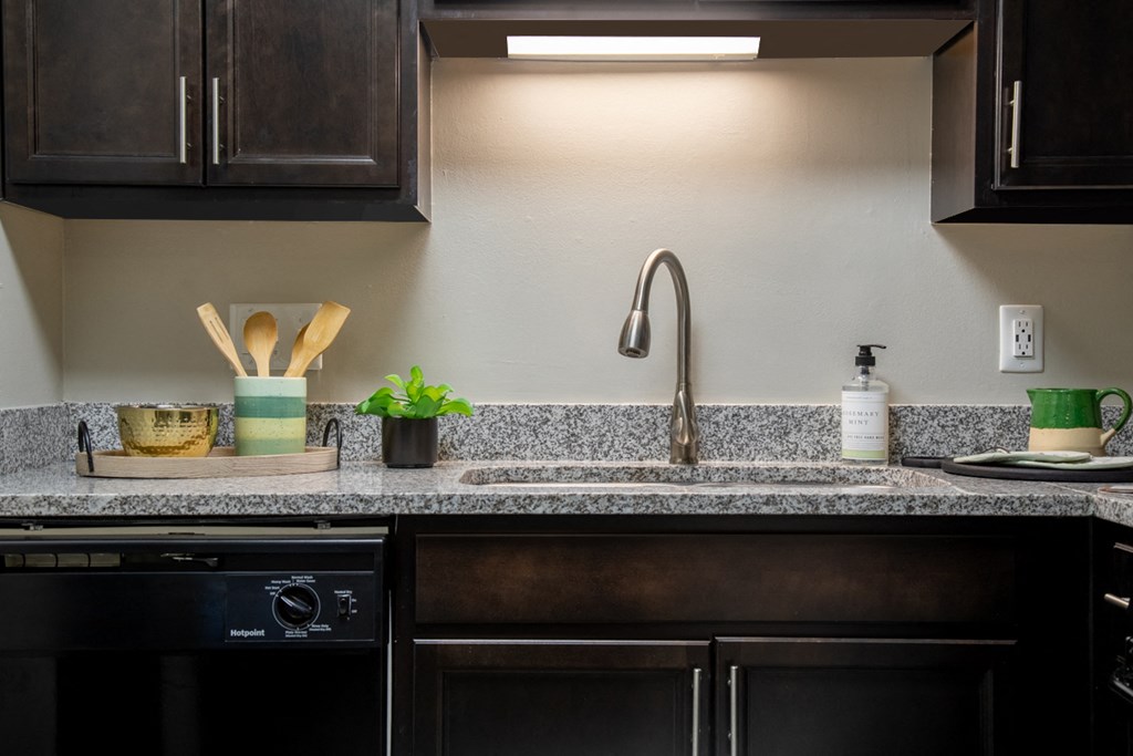 Updated kitchen at Ashton Brook Apartments