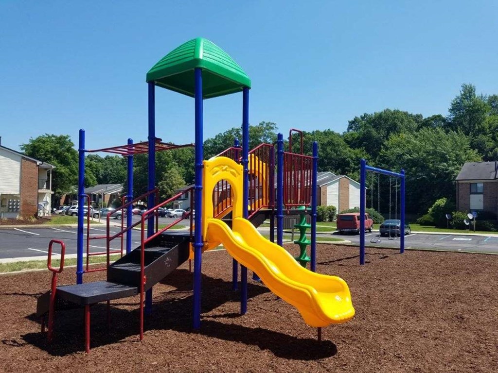 the playground at the apartments for rent