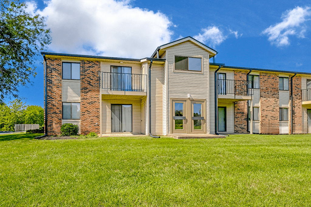 Exterior view of property at Thompson Village Apartments, Indianapolis, Indiana