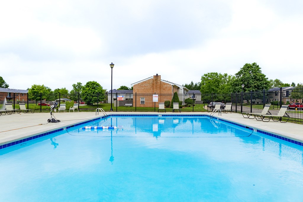 the swimming pool at our apartments