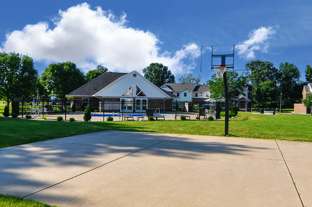 Outdoor basketball court  at Copper Gate, Lafayette, IN