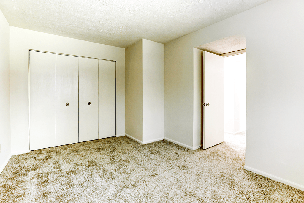 Unfurnished bedroom at Thompson Village Apartments, Indianapolis, IN, 46227