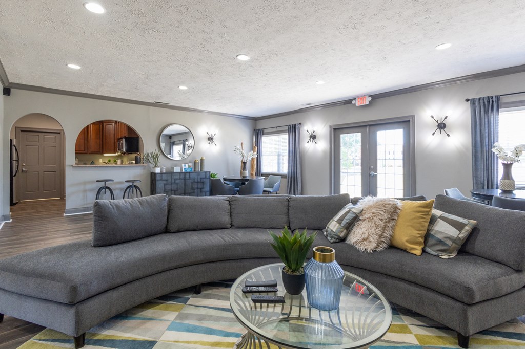 Clubhouse Entertainment Area with Ample Seating at Ashmore Trace