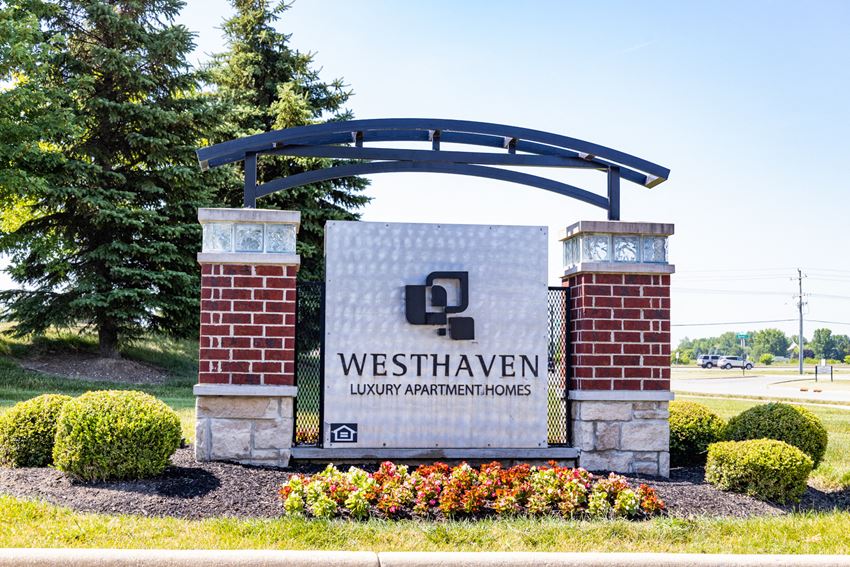 Apartment Community Entrance Sign at Westhaven Luxury Apartments - Photo Gallery 1