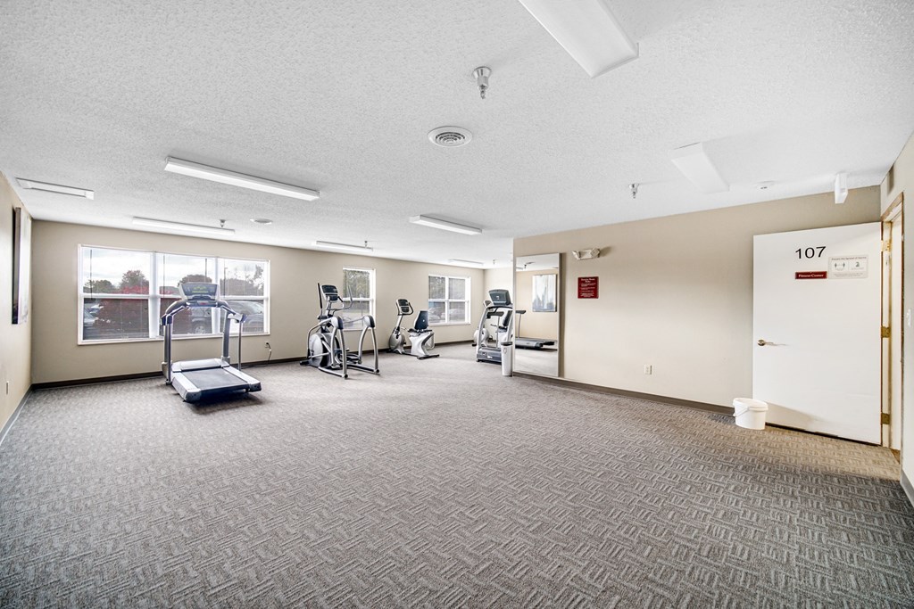 24-hour fitness center at Kirby Manor
