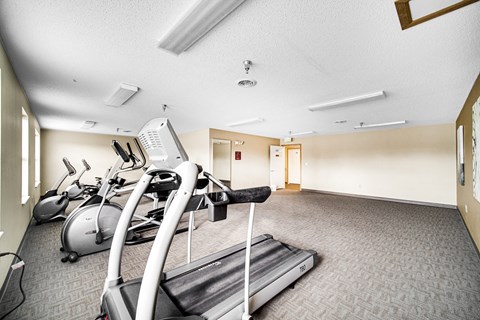 24-hour fitness center at Kirby Manor