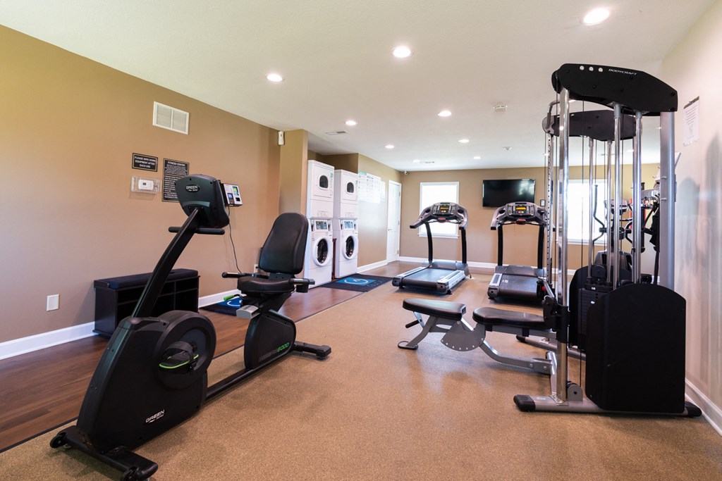 Fitness center at Archer's Pointe.