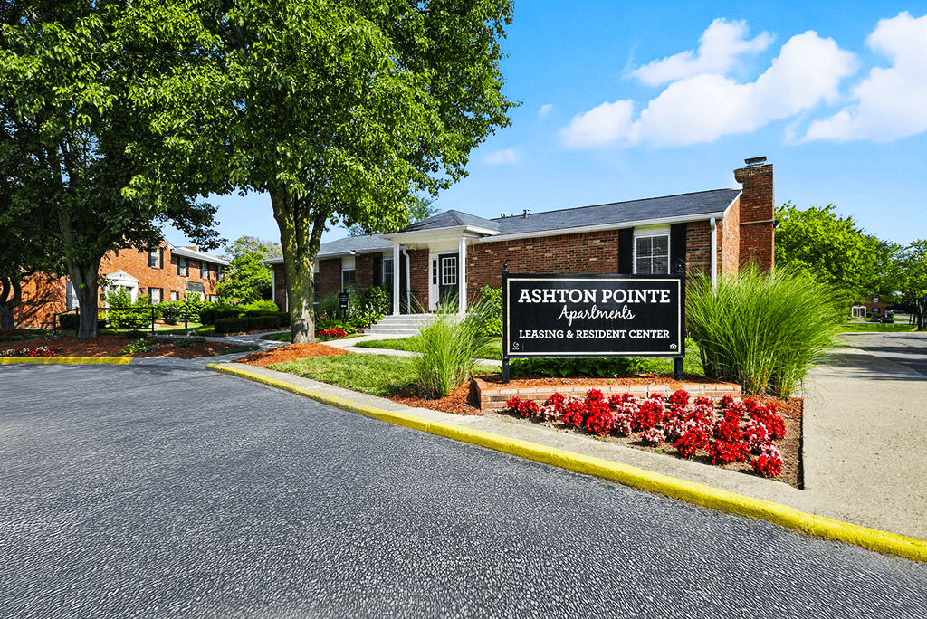 Leasing office at Ashton Pointe Apartments.