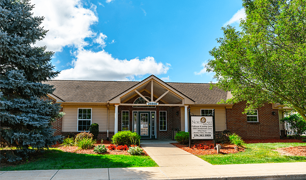 Leasing office at North Lake Apartments.