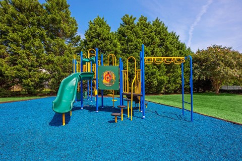 Outdoor playground at King's Landing Apartments.