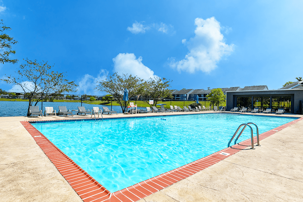 Swimming pool at Somerset Lakes Apartments, offering a relaxing outdoor space.
