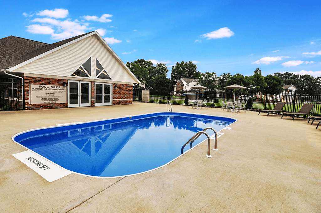Outdoor swimming pool  at Copper Gate, Lafayette, IN, 47909