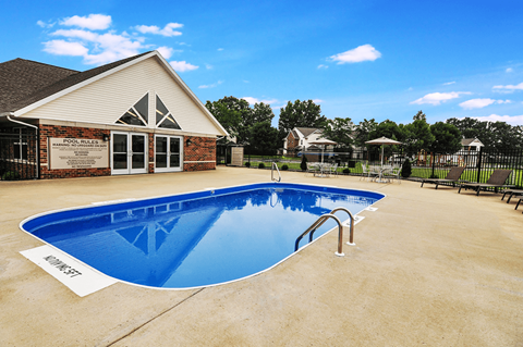 Outdoor swimming pool  at Copper Gate, Lafayette, IN, 47909