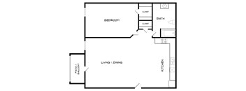 One Bedroom One Bath