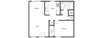 a floor plan of a house