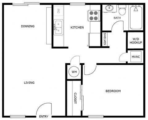 a floor plan of a house