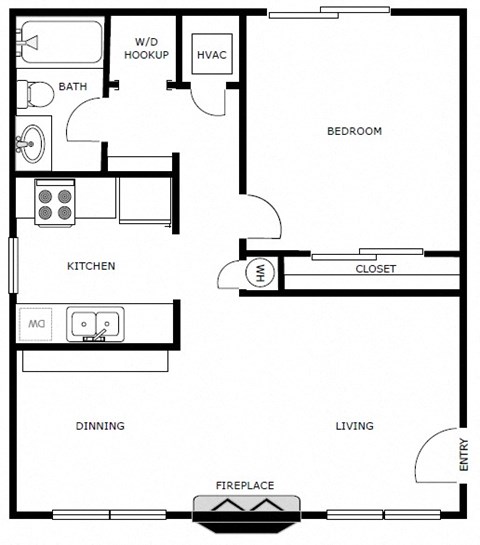 a floor plan of a home