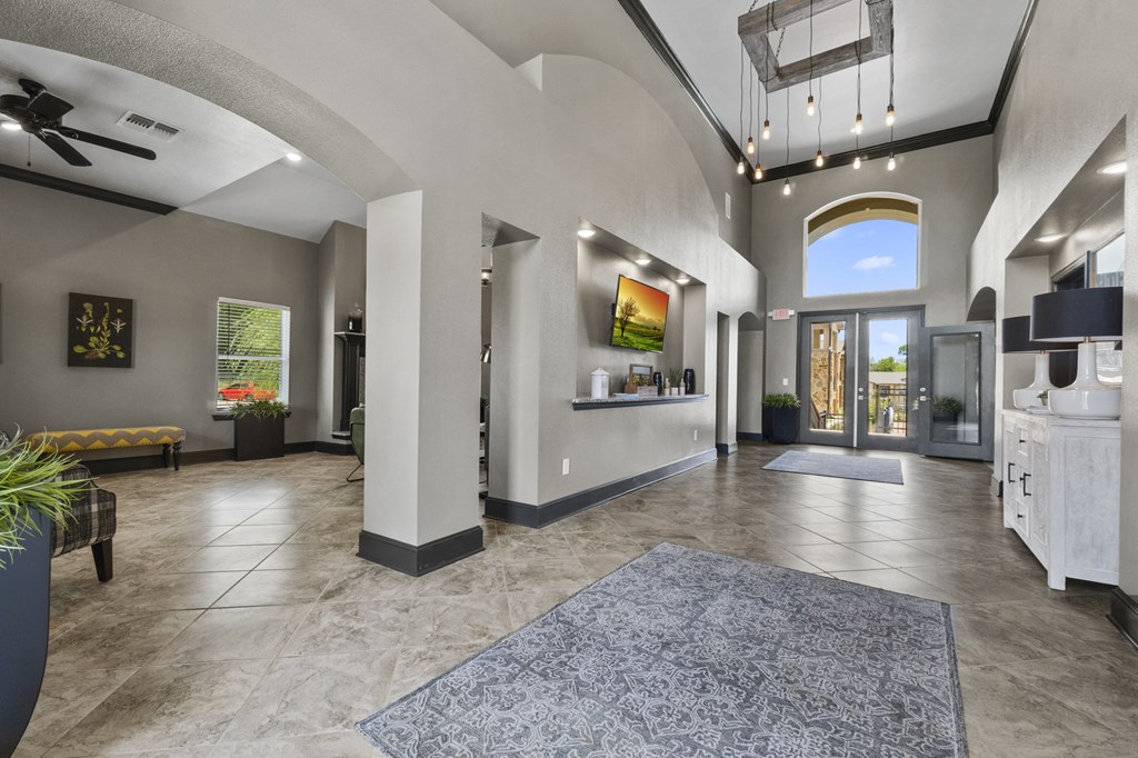 Clubhouse entrance at Willow Creek Apartments