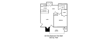 1 bed 1 bathroom apartment