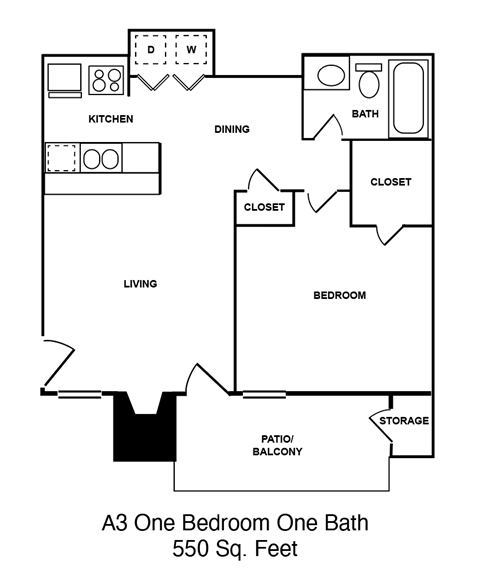 1 bed 1 bathroom apartment