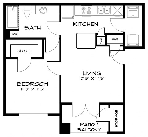 One Bedroom One Bath