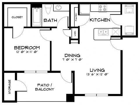 One Bedroom One Bath