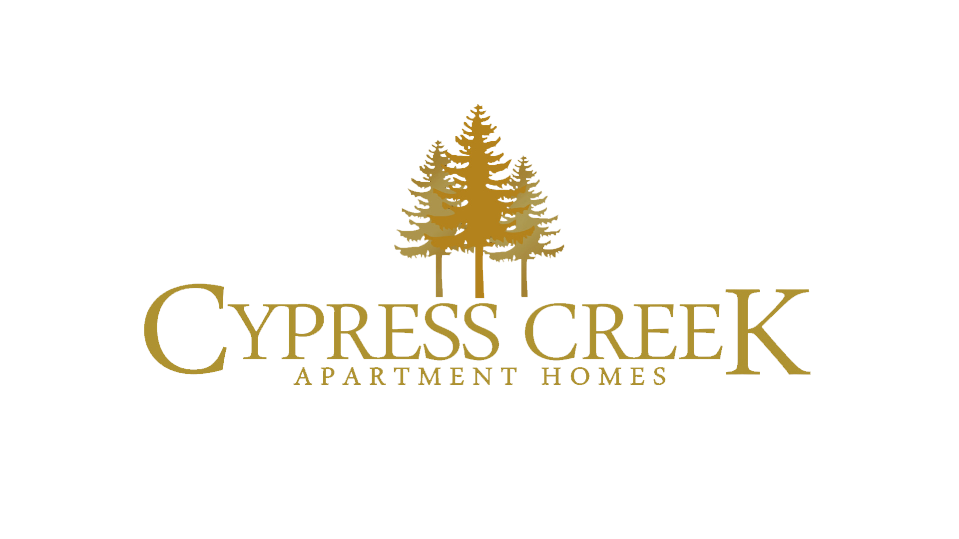 the logo for cypress creek apartment homes