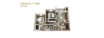 B1 - Two Bedroom One Bath