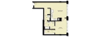B1 Floor Plan at Stadium Place, Washington