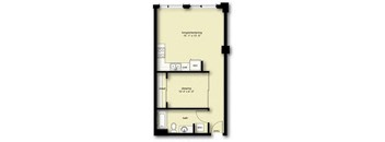 BN7 Floor Plan at Stadium Place, Seattle, 98104