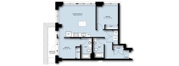 C4 Floor Plan at Stadium Place, Washington, 98104