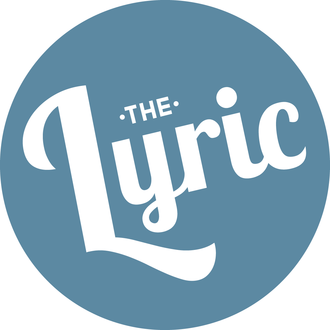 Brand logo on decorative background at The Lyric Apartments, Seattle, 98102