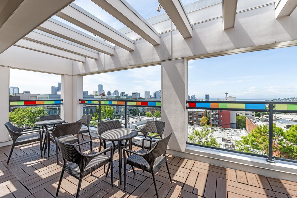 Resident lounge balcony