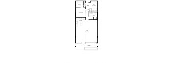 One Bedroom Townhouse F2