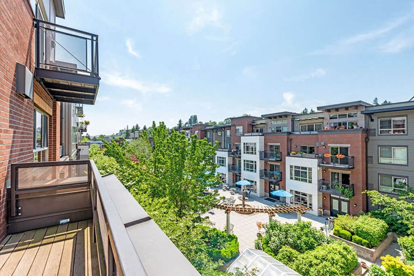 Balconies With City Views Balconies With City Views at The Corydon, Seattle, Washington - Photo Gallery