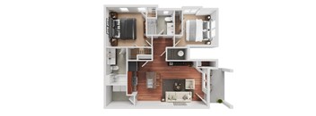 Crest Floor Plan at Meridian West Shore, Pennsylvania 17055