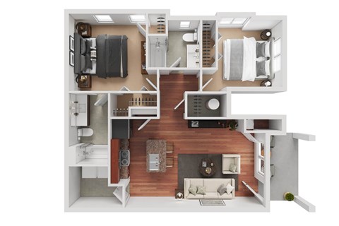 Crest Floor Plan at Meridian West Shore, Pennsylvania 17055