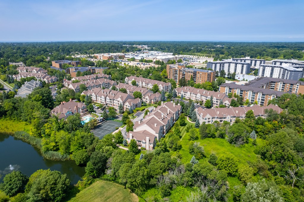 Arial view of Easthaven At The Village