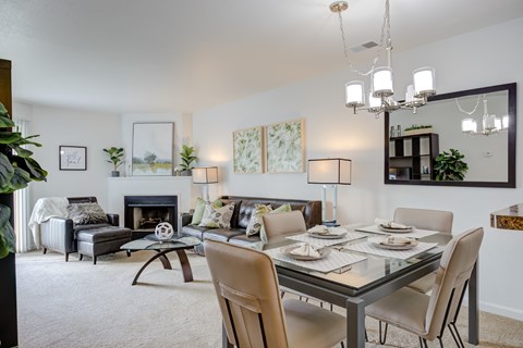 Modern Dining Room at Heather Ridge Apartments, Westland, MI