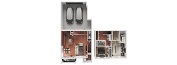 Paramount Floor Plan at Meridian West Shore, Pennsylvania