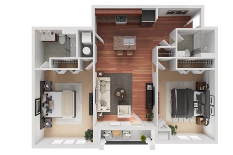Summit Floor Plan at Meridian West Shore, Mechanicsburg, PA 17055