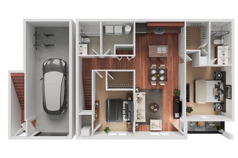 Vertex Phase 2 Floor Plan at Meridian West Shore, Pennsylvania